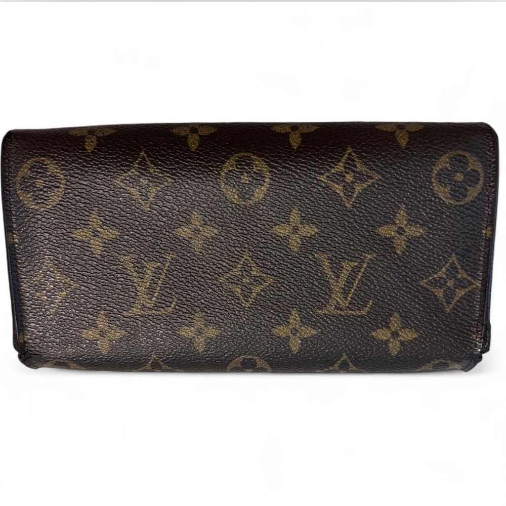 EUC COA LOUIS VUITTON Monogram Portefeuille Sarah Long Wallet - Picture 3 of 10
